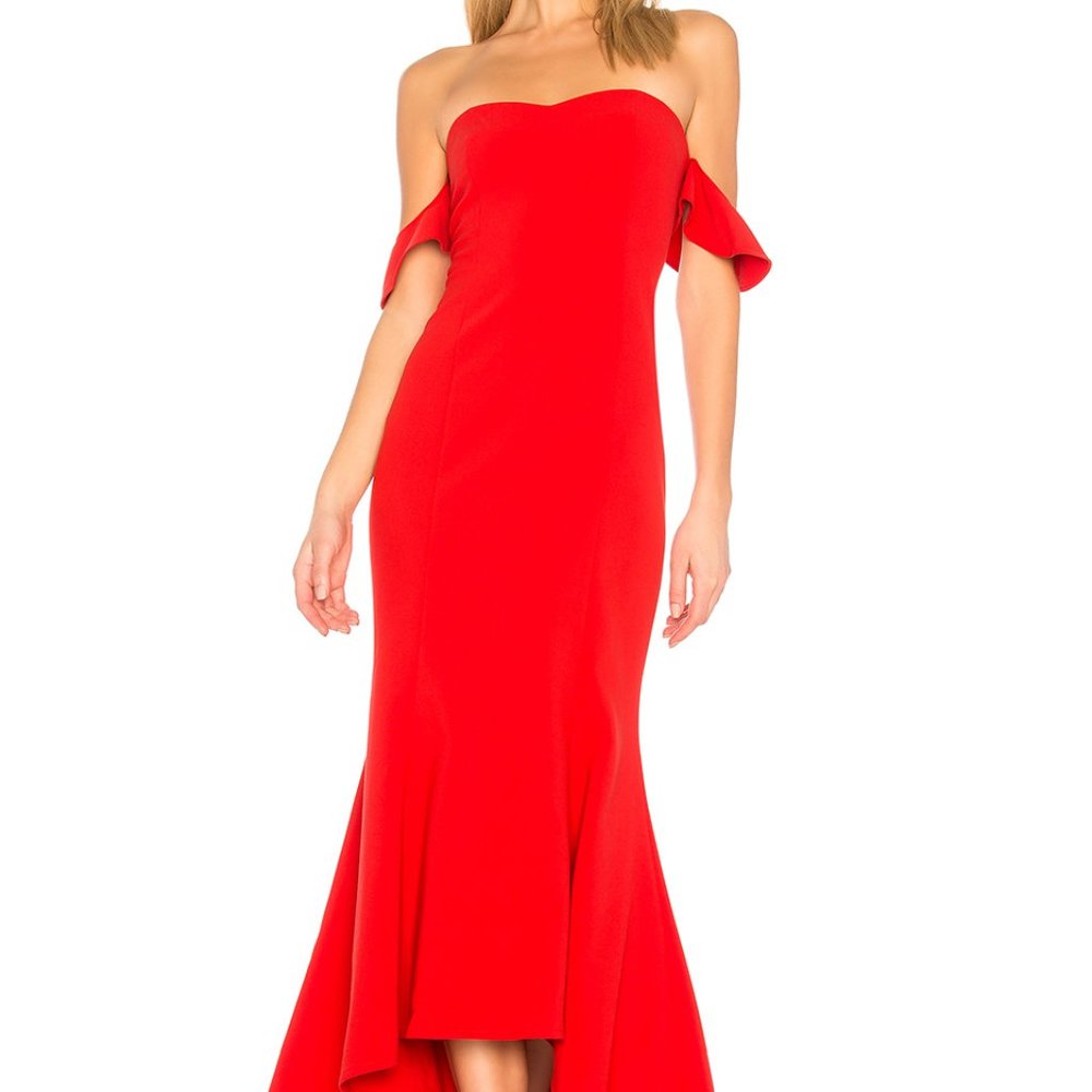 Likely Sunset Off-the-Shoulder Flounce Dress (NWT)